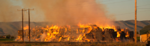 Farm insurance 101: What to do when your hay bales catch on fire